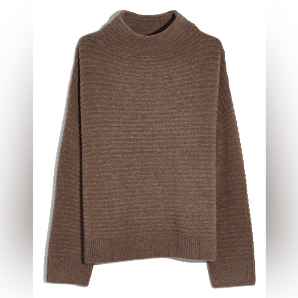 Madewell Belmont Mockneck Sweater in Coziest Yarn